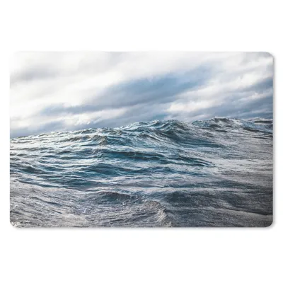 Produktbild von MuchoWow® Schreibtischunterlage Meer - Golf - Norwegen 60x40 cm - XXL Mauspad - Großes Mauspad