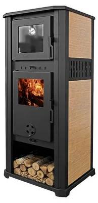 Zdjęcie produktu dla Piec kominkowy Blist Roma S ceramic z piekarnikiem o mocy 8,3 kW – beżowy