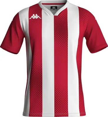 Produktbild von Kappa Dugo Trikot Kurzarm Herren - Rot / Weiß  | Größe: L