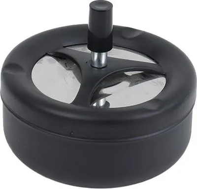 Produktbild von Drehaschenbecher 11cm schwarz