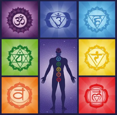 Produktbild von Leinwanddruck "Human-Chakra" 40x40cm