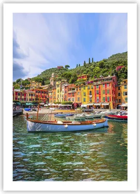 Produktbild von Poster - Poster ohne Rahmen - Weihnachtsmann Margherita Ligure - 50x70 cm - Wand Bild - Wanddeko - Wandbilder - Kunstposter - Wandposter - Bilder - Kunstdruck - Wandbild - P2XPA50x70-4232