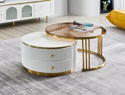 Produktbild von Couchtisch Wohnzimmer Möbel Luxus Holz Tische Couchtische 80x40,5 Tisch