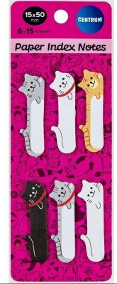 Produktbild von Zakładki indeksujące 50x15mm Cats
