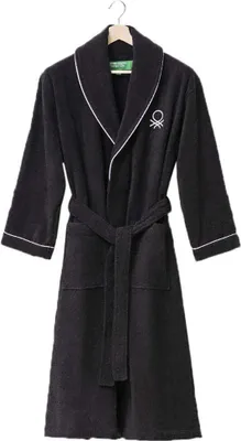 Produktbild von Benetton Be-0157-bk Bademantel Schwarz Schwarz One Size