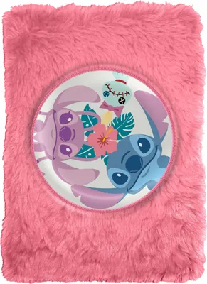 Produktbild von Disney Lilo und Stitch Plüsch A5 Notizbuch, Notizblock