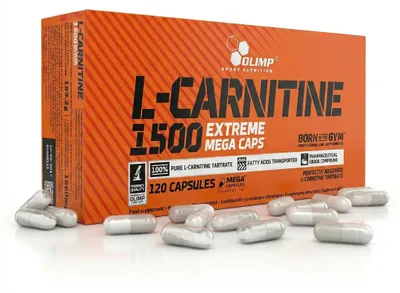 Image de Olimp L-Carnitine 1500 Extreme Mega Caps - 120 gélules