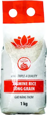 Produktbild von 1 kg RICEFIELD Jasminreis, Langkorn / Jasmine Rice Long Grain