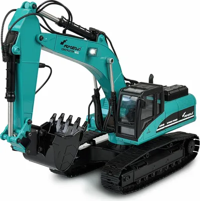 Produktbild von Amewi G704E Vollmetall Bagger 1:14 RTR petrol