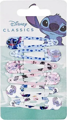 Produktbild von Lilo & Stitch Haarspangen Set 6-tlg. Aliens Design Disney