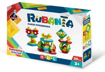 Immagine prodotto di Rubanta klocki Pitagorasa edukacyjne 30 elementów