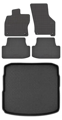 Obrázok produktu pre Gumové autokoberce SolidTread + vaňa kufra pre: Audi A3 8Y IV 2020- sportback (hatchback) 5 ks