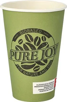 Produktbild von 1000 Pappbecher "pure" 0,3 l grün "Pure Joy"