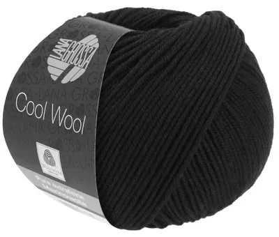 Produktbild von Lana Grossa - Cool Wool 0433 schwarz