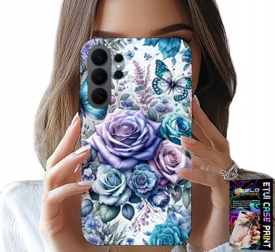 Produktbild von Etui Do Samsung Galaxy S26 Ultra - Kwieciste Wzory Różekwiatki Case + Szkło