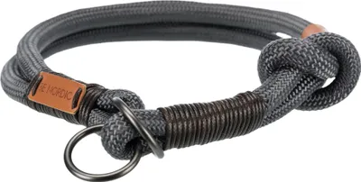 Obrázok produktu pre Trixie BE NORDIC Zug-Stopp-Halsband - dunkelgrau - 55 cm