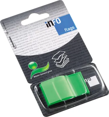 Immagine prodotto di Info Strisce adesive Bandiere 7727-99 25x43mm 50strisce verdi