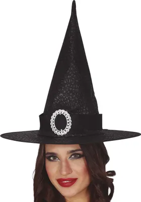 Immagine prodotto di Copricapo Magico Streghe Accessorio Halloween Accessorio Costume Classico Cappello Scuro Misterioso Incanto Magico Cappello Strega a Punta, Colore: Nero