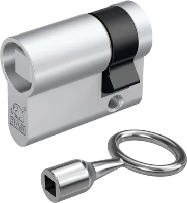 Produktbild von BASI - Vierkantzylinder - 8mm Vierkant innenliegend - für Schaltschränke etc. - mit Dornschlüssel