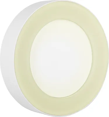 Produktbild von Smartwares LED Wandleuchte Außenleuchte Circular Weiß rund Ø20cm IP54 13W 700lm warmweiß 3000K