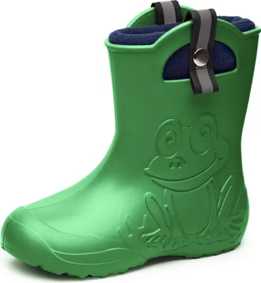 Produktbild von Ladeheid Kinder Federleichte Gummistiefel Thermo Fütterung Mädchen Jungen Rutschfest Regenstiefel Kinder Regenschuhe LA-CA-Frog245 (Smaragdgrün, 24/25 EU)