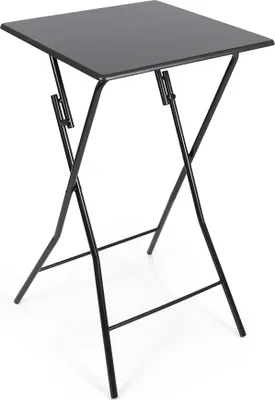 Produktbild von Milton & Oldbrook Stehtisch Klappbar 60 x 60 cm Murcia Schwarz