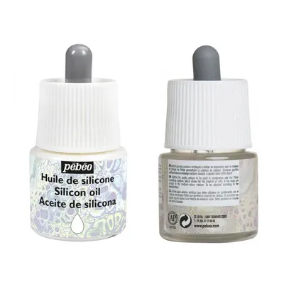 Produktbild von Pébéo Silikonöl 90 ml für Acrylfarbe zur Zellbildung