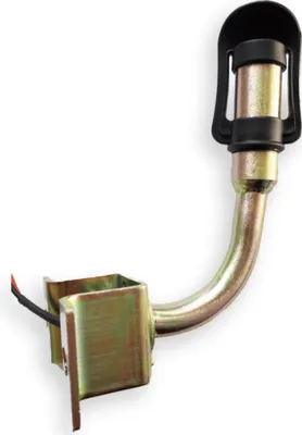 Produktbild von Blitzlichthalterung Messing Stahl Gummi - 8cm Kabel