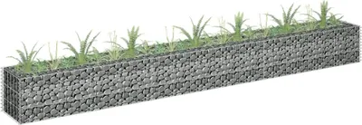 Produktbild von Gabionen-Hochbeet Verzinkter Stahl 270 x 30 x 30 cm , Gabionen Design 2024
