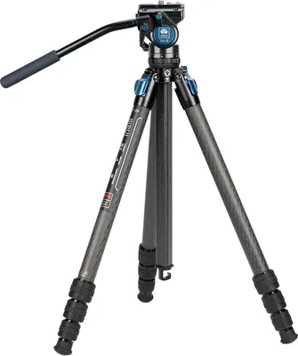 Immagine prodotto di Treppiede in carbonio SIRUI Superb Traveller 124 con testa a sfera fluida VA-5