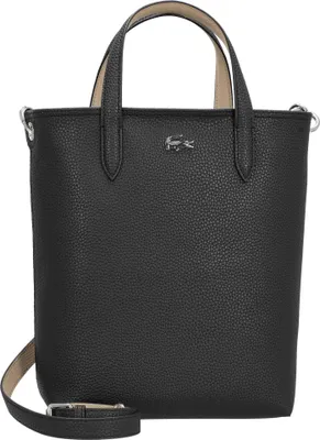 Zdjęcie produktu dla Torebka LACOSTE, model Anna Z, torba na ramię, pionowa torba typu "shopping bag", kolor: czarny/kremowy