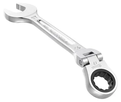 Image de Clé mixte à cliquet articulée métrique diamètre 14mm longueur 161mm - FACOM - 467BF.14