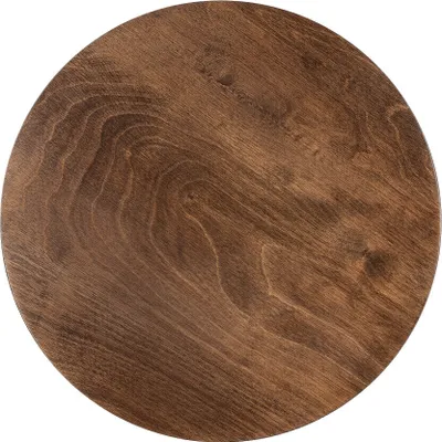 Obrázek produktu pro LED nástěnné svítidlo RING TIMBER LED, tmavé dřevo-černá, 13 W, teplá bílá, 160 lm, rozměry: 35 x 35 x 3,5 cm, IP20, Nowodvorski Lighting