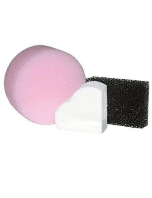 Immagine prodotto di Set professionale di spugne per trucco, 3 pezzi colorati