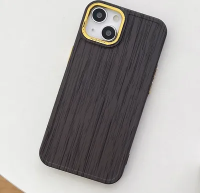 Produktbild von Für iPhone 12 Pro Max Retro Holz Textur Shockproof Telefongehäuse (schwarz)