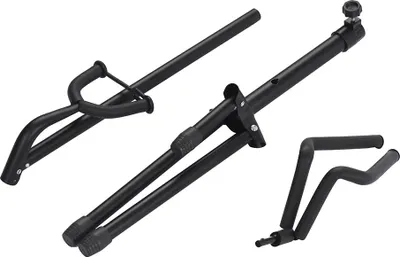 Produktbild von Metall-Gitarrenständer Musikinstrument-Dreibeinstativhalterung für akustische E-Gitarre und Bass