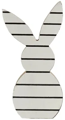 Produktbild von Osterhase aus Holz, weiß, 14 cm