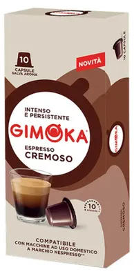Zdjęcie produktu dla Cremoso Gimoka kapsułki do Nespresso - 10 kapsułek