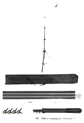Imagen del producto de Soporte de fondo, altura ajustable, diseño portátil, nuevo, 200x260 cm
