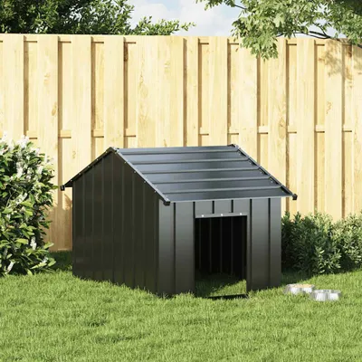 Immagine prodotto di Casetta per Cani con Tetto 83x130x85 cm Acciaio Zincato