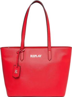 Produktbild von REPLAY Damen Shopper FW3074 Saffiano Kunstleder Rot