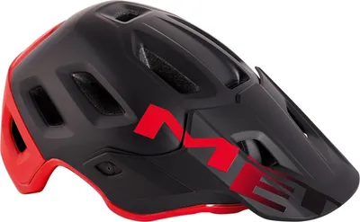 Produktbild von MET Fahrradhelm Roam , schwarz rot, S