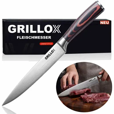 Immagine prodotto di GRILLOX Coltello da intaglio professionale da chef 20 cm Coltello da cucina affilato