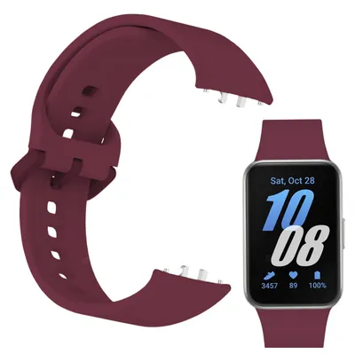 Zdjęcie produktu dla Pasek ChronSmarta do smartband'a Samsung Galaxy Fit 3 (Bordowy)