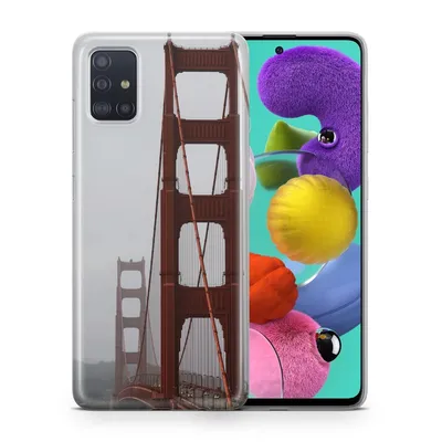 Zdjęcie produktu dla Etui na telefon komórkowy Pokrowiec ochronny na Samsung Galaxy J6 Pokrowiec na etui Bumper Cases TPU, Model: Samsung Galaxy J6, Wybierz wzór: Golden Gate Bridge