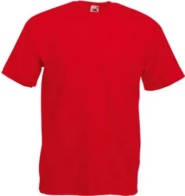 Produktbild von Fruit of the Loom - Valueweight T - Red - M