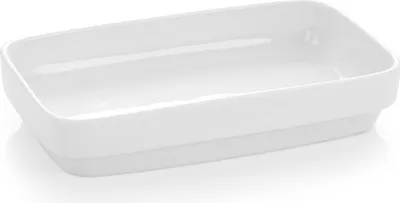 Zdjęcie produktu dla Miska kwadratowa 17,5 x 10,5 x 3,5 cm, 230 ml, Hamburg System, biała, porcelana