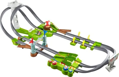 Immagine prodotto di Hot Wheels - Pista da corsa Mario Kart con 2 macchinine