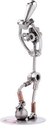 Zdjęcie produktu dla Figurka piłkarza „Champ” – metalowa figurka wykonana ręcznie