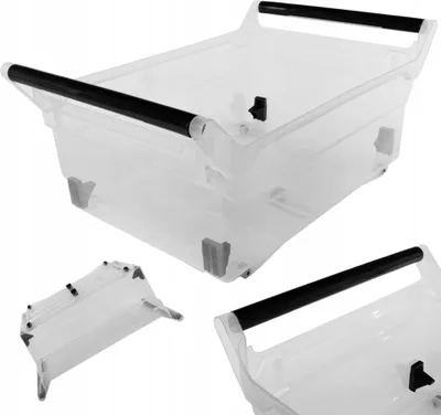 Produktbild von KADAX System Organizer Container auf Rollen für einen 30L Kleiderschrank mit Griffen